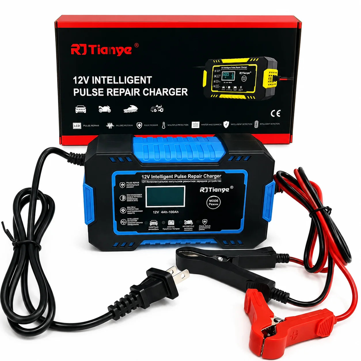 Cargador De Bateria Para Carros Y Motos