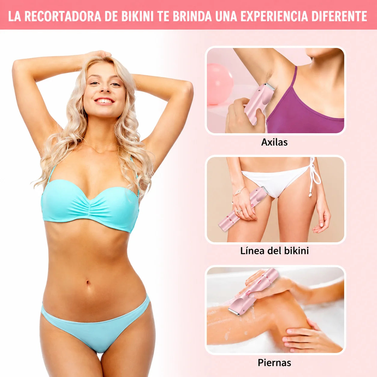Depiladora Íntima de Doble Cabezal
